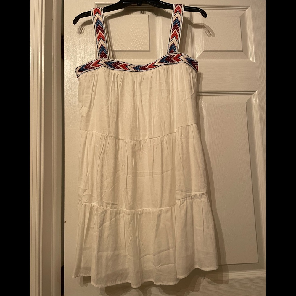 White Boho Sundress. Size M.